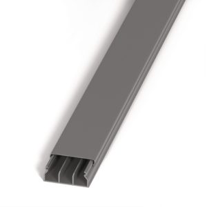Wiring duct of wiring duct raceway system in self-extinguishing rigid PVC