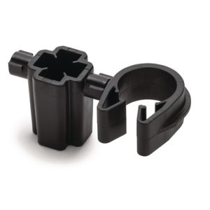 Cable clip for stud, Dmin=10.5mm, Dmax=13.8mm, nom⌀=12.0 mm, ⌀5.0 mm/6.0 mm