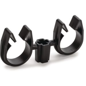 Cable clip for stud, ⌀5.0 mm/6.0 mm, Dmin=23.0mm, Dmax=29.0mm, nom⌀=26.0 mm, nom⌀2=26.0 mm, ⌀5.0 mm/6.0 mm