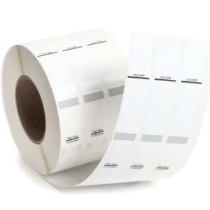 Label, white, thermal transfer print, 177.8x25.4mm, H2=114.3mm, 1