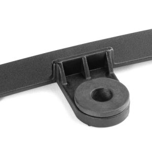 Bundling clip for screw fixation, L=60.0mm, SO=20.0mm, black, 500pcs.