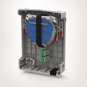 MDU S3 Connectorised with 4 SE MKII 3A trays for horizontal splices and 32 LC/APC connections