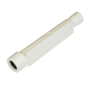 Indoor indification labels with microduct end-caps.