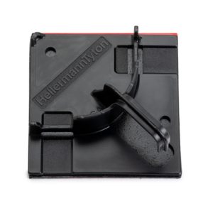 Cable tie mount, ?4.5 mm, #8 (M4) Screw, black, 50pcs.