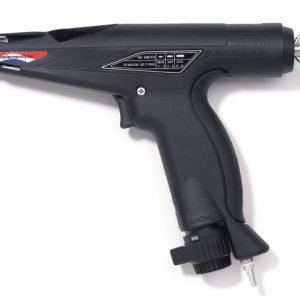Cable tie tool for 2.5-4.8mm, pneumatic, 0.87kg, black