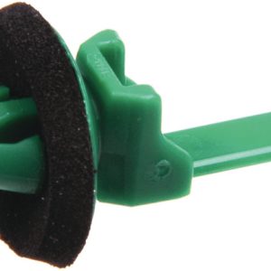 Fixing tie for hole (round), outside serrated, ⌀1.6-35.0mm, green, 500pcs.