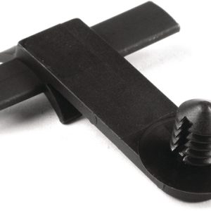 Bundling clip for hole (round), L=42.0mm, SO=30.0mm, black, 500pcs.