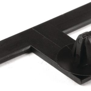 Bundling clip for hole (round), L=50.0mm, SO=20.0mm, black, 7000pcs.