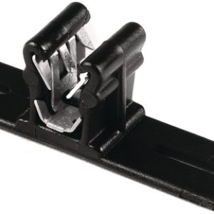 Bundling clip for edge, L=40.0mm, black, 500pcs.