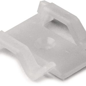 Cable clip for adhesive use/with pipe/tube holder, ⌀3.2 mm, Dmax=3.0mm