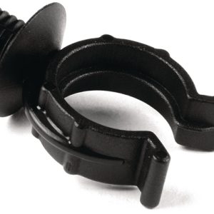 Cable clip, T=1.0 - 6.0mm, ⌀6.4 - 6.8 mm, Dmax=15.7mm