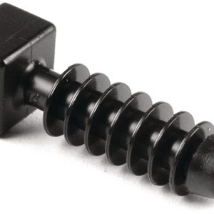 Cable tie mount to close hole/for edge protection, Wmax=4.6mm, T=38.1mm, ?8.0 mm, black, 100pcs.