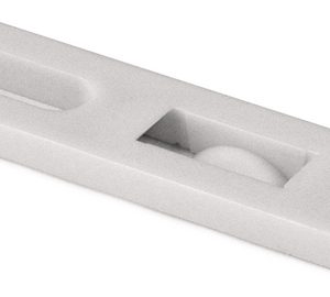 Cable tie mount for screw fixation, Wmax=5.0mm, ?5.0 x 19.0 mm, #10 Screw, white, 100pcs.