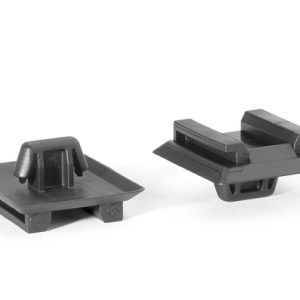 Connector clip, black, 1000pcs.