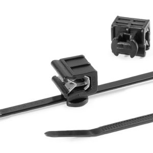 Fixing tie for edge, inside serrated, ?1.5-45.0mm, black, 5000Set