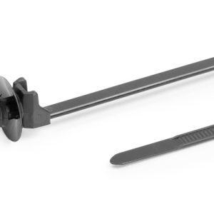 Fixing tie for hole (round), outside serrated, ⌀1.0-35.0mm, black, 5000pcs.
