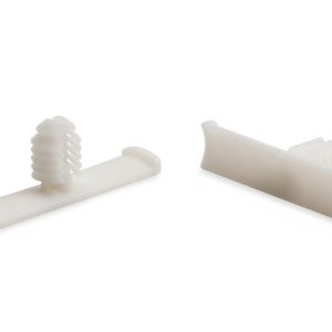 Bundling clip for hole (round), L=37.0mm, natural, 10000pcs.