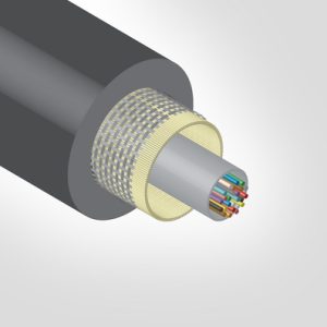 12F Uni-Tube CST Armoured Fibre Distribution Cable B2ca