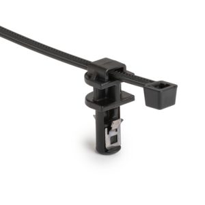 Fixing tie to close hole, inside serrated, ⌀1.5-50.0mm, black, 3000