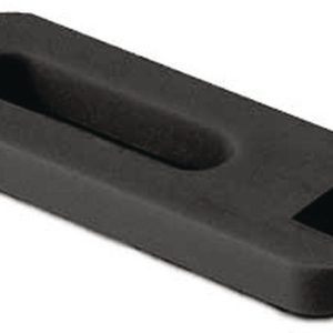 Cable tie mount for screw fixation, Wmax=5.0mm, ⌀5.0 x 19.0 mm, #10 (M5) Screw, black, 1000pcs.