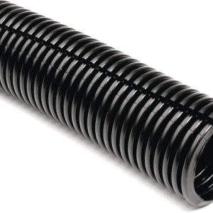 Corrugated tubing, nom⌀38.1mm, OD=49.45mm, ID=41.83mm, black, 304.80m