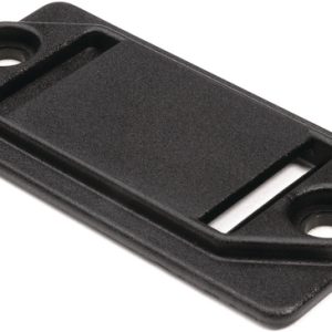 Hook and loop cable tie, 82.55x38.1mm, black, 100pcs.