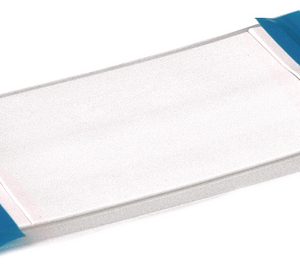 Heat shrink marker, thermal transfer print, ladder-style, 18.6mm/6.35mm, W=48.26mm, white, 2200pcs.