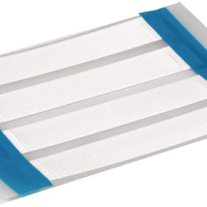 Heat shrink marker, thermal transfer print, ladder-style, 6.0mm/2.2mm, W=48.26mm, white, 5000pcs.