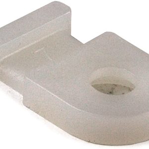 Cable tie mount for screw fixation, Wmax=2.7mm, ⌀3.1 mm, M3 Screw, natural, 100pcs.