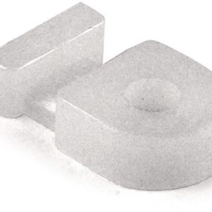 Cable tie mount for screw fixation, Wmax=5.0mm, ?5.0 mm, M4 Screw, white, 100pcs.
