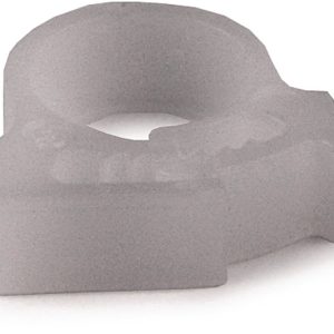 Plastic hose clamp, ?7.2-7.7mm, white, 100pcs.