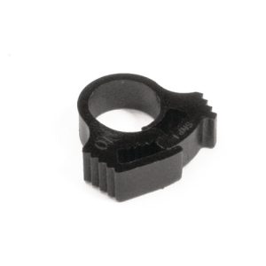 Plastic hose clamp, ?9.3-10.5mm, black, 1000pcs.