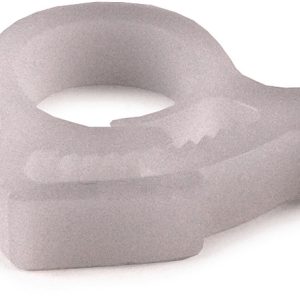 Plastic hose clamp, ?8.0-8.9mm, white, 1000pcs.