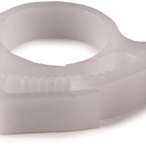 Plastic hose clamp, ?16.8-18.4mm, white, 1000pcs.
