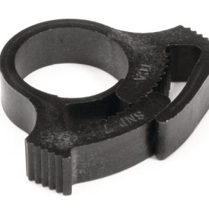 Plastic hose clamp, ?18.5-21.0mm, black, 1000pcs.