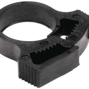 Plastic hose clamp, ?19.9-23.6mm, black, 100pcs.