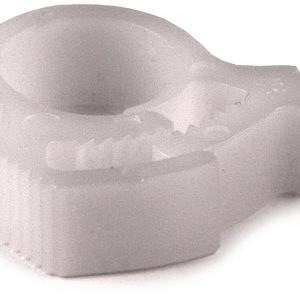Plastic hose clamp, ?8.7-10.0mm, white, 1000pcs.
