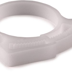 Plastic hose clamp, ?30.3-33.1mm, natural, 200pcs.