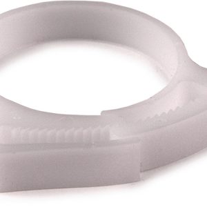 Plastic hose clamp, ⌀32.8-40.4mm, white, 500pcs.