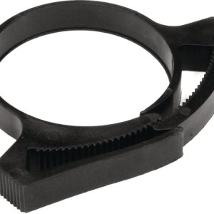 Plastic hose clamp, ?41.0-48.1mm, black, 50pcs.