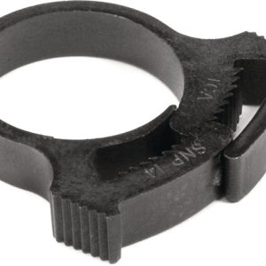 Plastic hose clamp, ?10.4-11.6mm, black, 1000pcs.