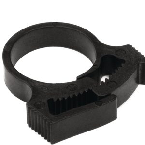 Plastic hose clamp, ⌀14.5-16.6mm, black, 1000pcs.