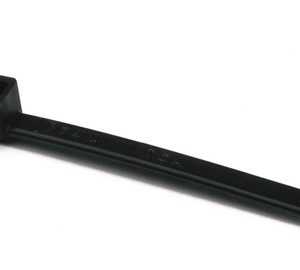 Fixing tie for screw fixation, inside serrated, ?5.0-102.0mm, black, 50pcs.