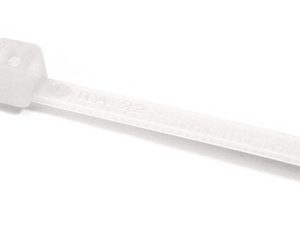 Fixing tie for screw fixation, inside serrated, ?5.0-102.0mm, natural, 50pcs.