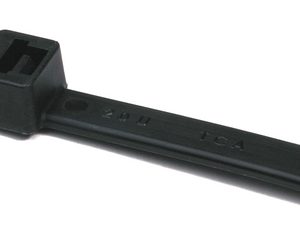 Fixing tie for screw fixation, inside serrated, ?1.5-45.0mm, black, 1000pcs.