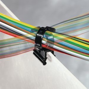 Fixing tie for edge, ?1.5-35.0mm, black, 500pcs.