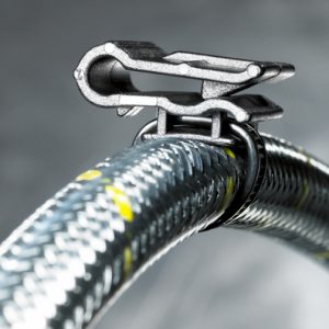 Fixing tie for edge, ?4.0-50.0mm, black, 500pcs.