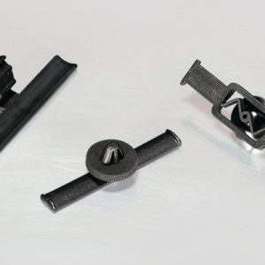 Bundling clip for hole (round), L=55.0mm, black, 500pcs.