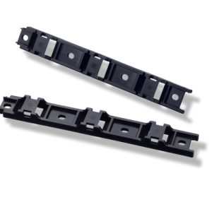 Cable tie mount for screw fixation, black, 20pcs.