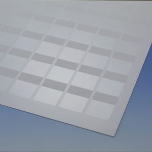 Cable label, self laminating, white, laser print, 24.40mm, H2=33.80mm, 1008pcs.
